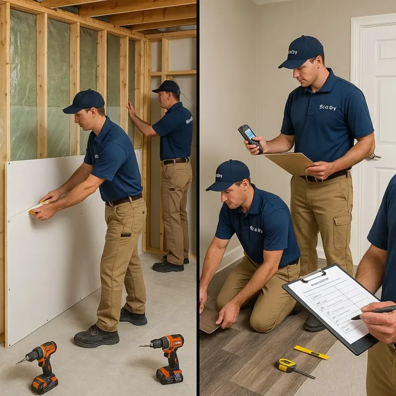 Repairs and Reconstruction process in Bayport, MN
